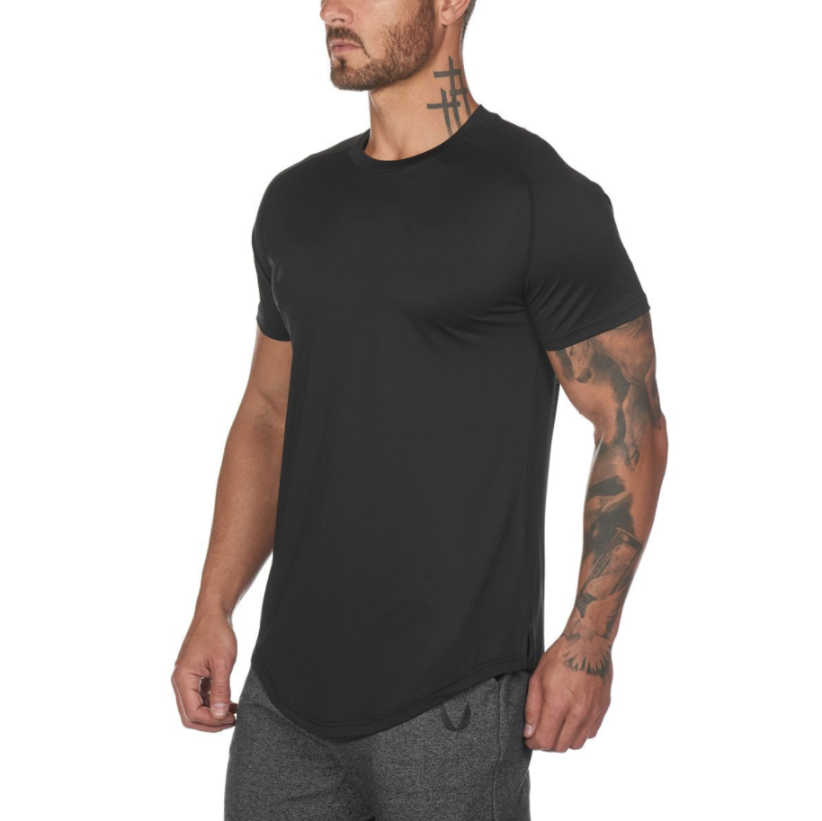 Gym Wear Plain Shirts Custom Mens Fitness Sports Clothing