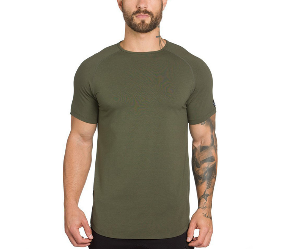 Gym Wear Plain Shirts Custom Mens Fitness Sports Clothing