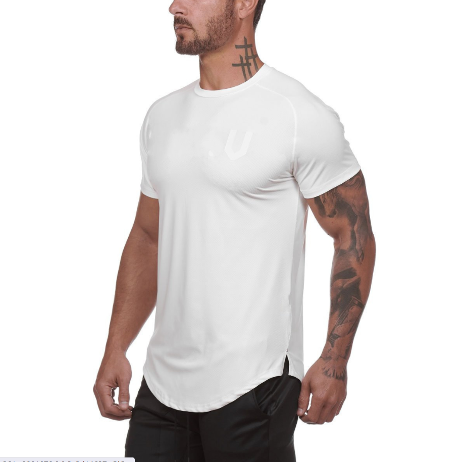 Gym Wear Plain Shirts Custom Mens Fitness Sports Clothing